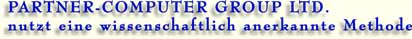 PARTNER-COMPUTER GROUP LTD nutzt eine wissentschaftlich anerkannte Methode.